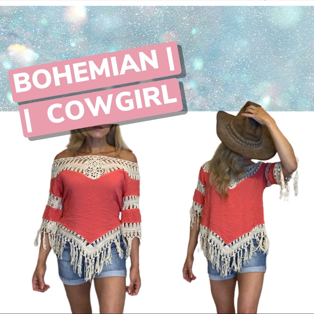 Hold for lovely| Crotchet top fringe detail crotc